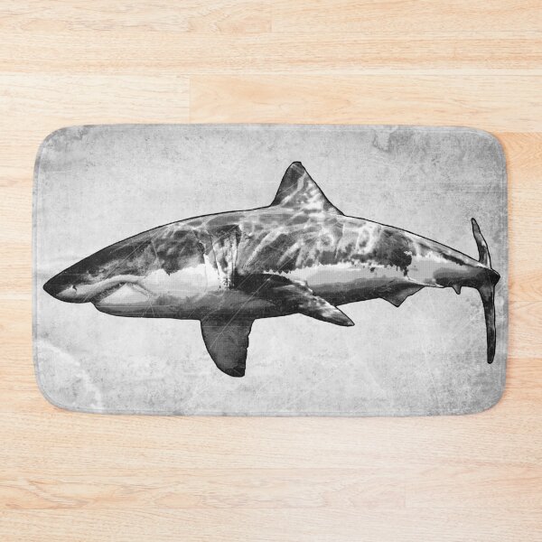 Item preview, Great White Shark High Contrast Etched designed and sold by Ghoul Enterprises.