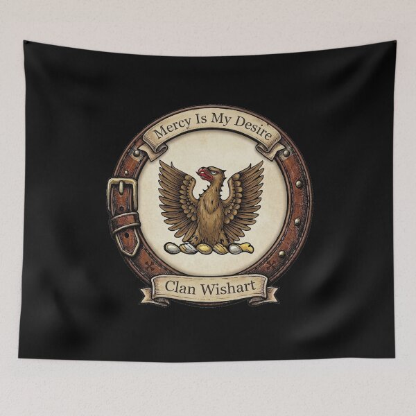 Item preview, Clan Wishart Crest designed and sold by BagTown Clans.