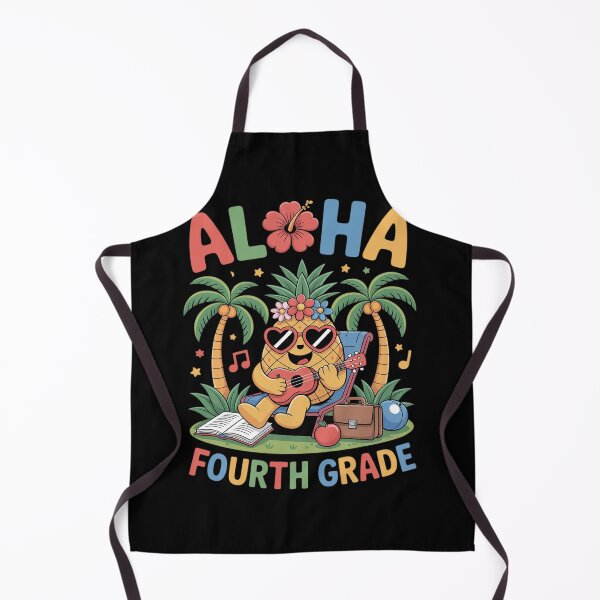 Item preview, Aloha Fourth Grade Pineapple Hawaii Back to School Kids Girl designed and sold by fferomananul.