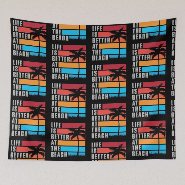 Item preview, Tropical Palm Tree  sunset Beach – Summer Vibes vacation  designed and sold by Bloomie_Studio .
