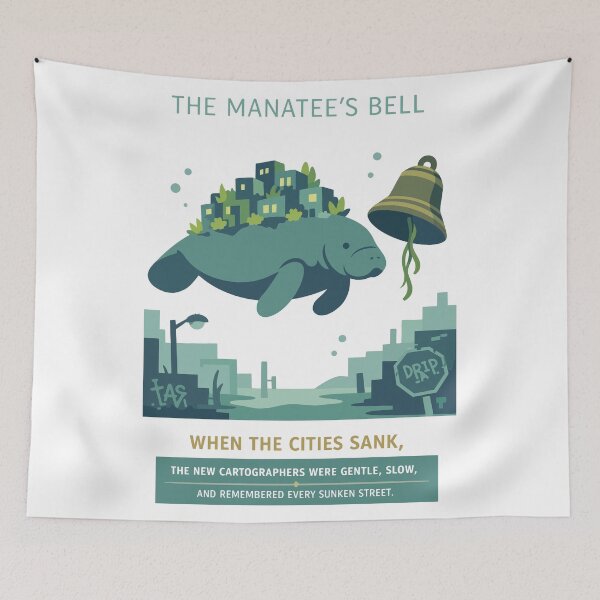 Item preview, Manatee Floating City Memoryscape designed and sold by WildlifeInc.