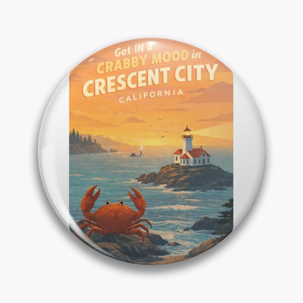 Artikelvorschau, Crescent City, Kalifornien; Leuchtturm Battery Point, Del Norte County; Pazifischer Ozean entworfen und verkauft von Aryabek.