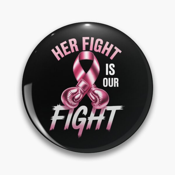 Item preview, Breast Cancer Her Fight is Our Fight Breast Cancer Awareness designed and sold by SapfireStuArt.