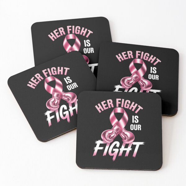 Item preview, Breast Cancer Her Fight is Our Fight Breast Cancer Awareness designed and sold by SapfireStuArt.