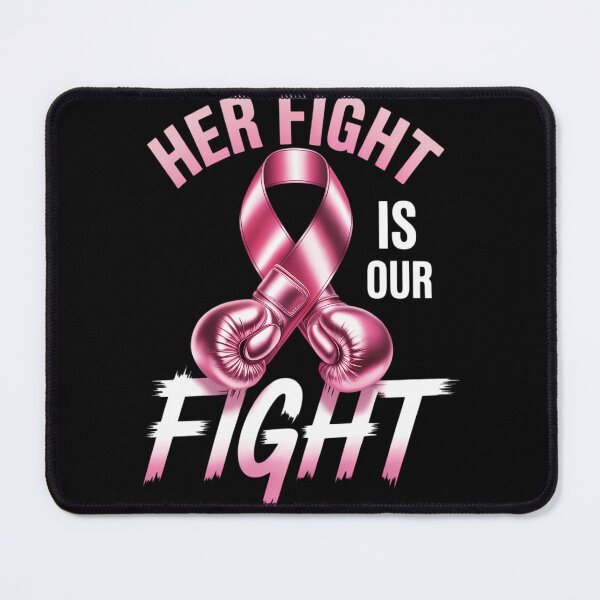 Item preview, Breast Cancer Her Fight is Our Fight Breast Cancer Awareness designed and sold by SapfireStuArt.