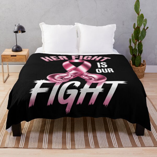 Item preview, Breast Cancer Her Fight is Our Fight Breast Cancer Awareness designed and sold by SapfireStuArt.