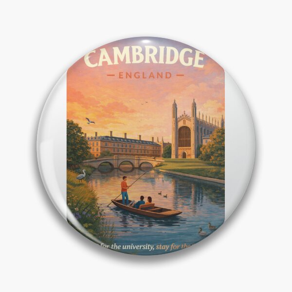Item preview, Cambridge England River Cam King's College Chapel Trinity College Cambridge University designed and sold by Aryabek.