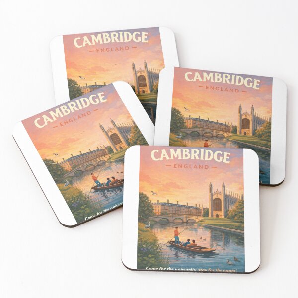 Item preview, Cambridge England River Cam King's College Chapel Trinity College Cambridge University designed and sold by Aryabek.