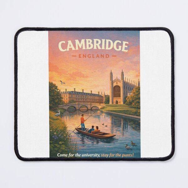 Item preview, Cambridge England River Cam King's College Chapel Trinity College Cambridge University designed and sold by Aryabek.