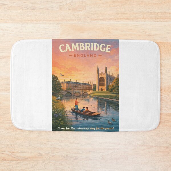 Item preview, Cambridge England River Cam King's College Chapel Trinity College Cambridge University designed and sold by Aryabek.