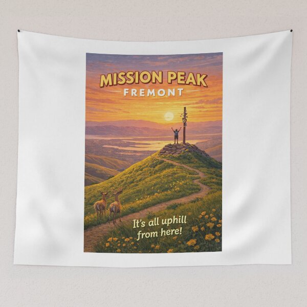 Item preview, Mission Peak Fremont California San Francisco Bay Area Alameda County designed and sold by Aryabek.
