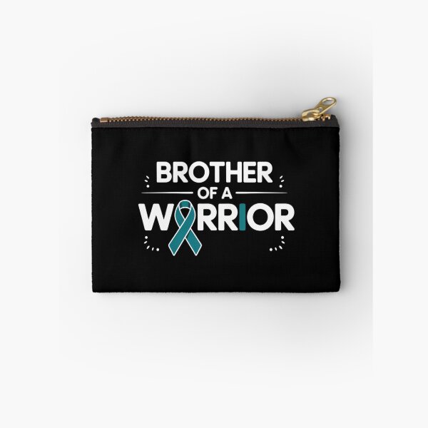 Item preview, Brother Of A Warrior Cervical Cancer Awareness Teal Ribbon designed and sold by SapfireStuArt.