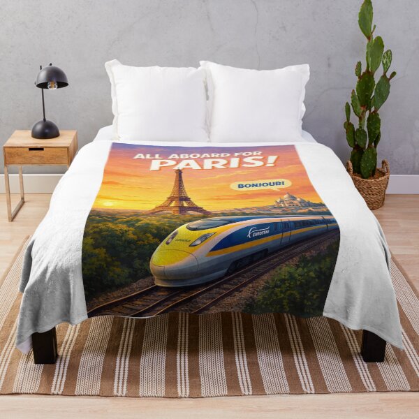 Item preview, Paris France Eiffel Tower Sacré-Cœur Montmartre Eurostar Arc de Triomphe Eurostar designed and sold by Aryabek.