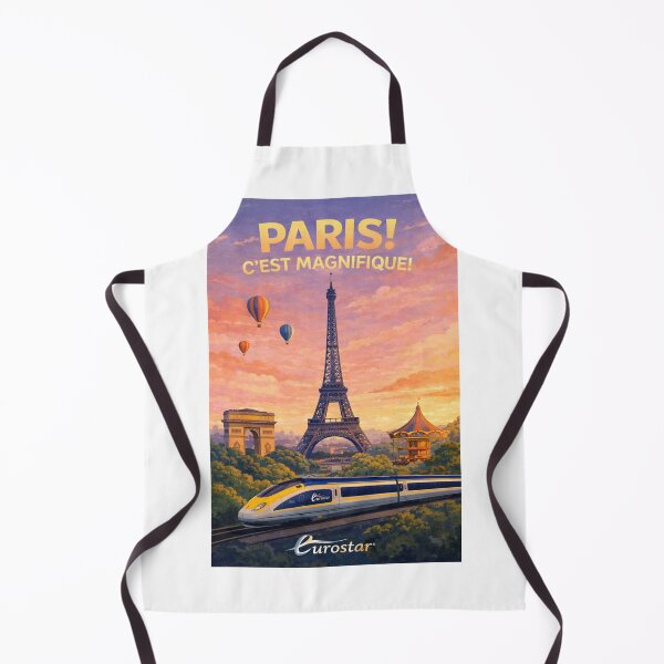 Item preview, Paris France Eiffel Tower Sacré-Cœur Montmartre Eurostar Arc de Triomphe designed and sold by Aryabek.