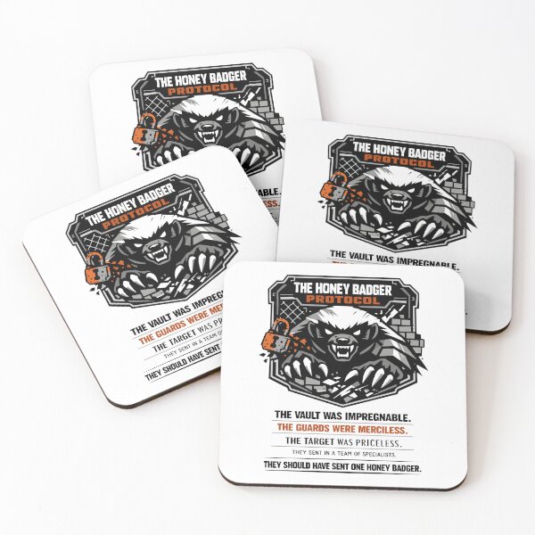 Item preview, Honey Badger Protocol Unbreakable Force designed and sold by WildlifeInc.