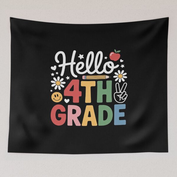 Item preview, Back To School Hello Fourth Grade Team 4th Grade Boy Girl  designed and sold by fferomananul.