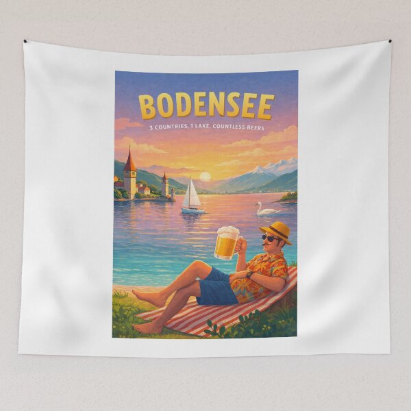Item preview, Bodensee Lake Constance Germany Switzerland Austria Alps Lindau Konstanz Bregenz designed and sold by Aryabek.