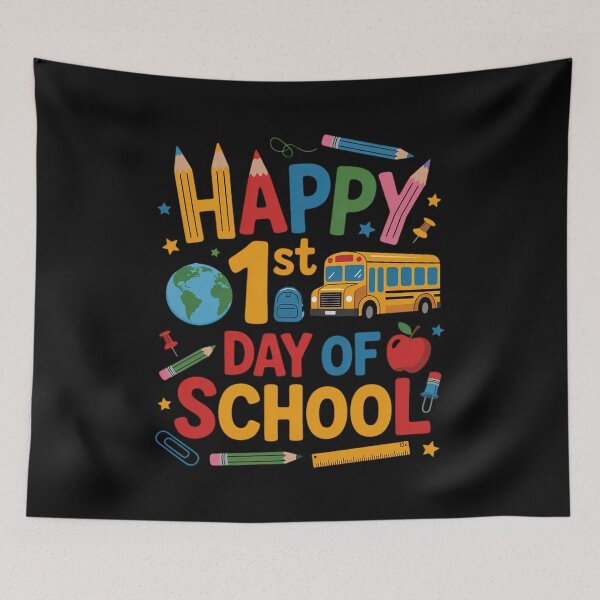 Item preview, Back to School Happy First Day Of School Teacher Kid designed and sold by fferomananul.