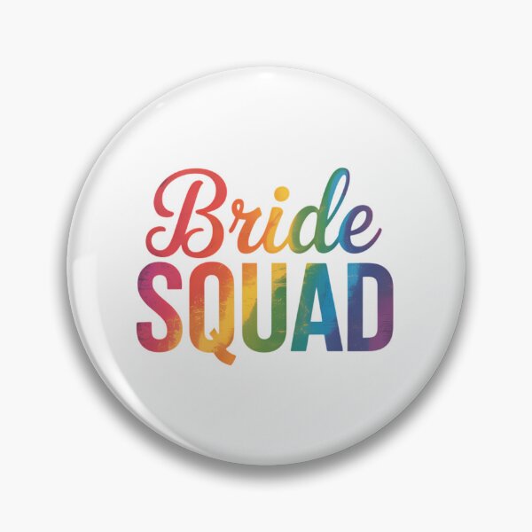 Item preview, Bride Squad - LGBT Pride Rainbow Flag Bachelorette designed and sold by SapfireStuArt.