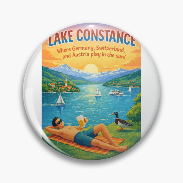 Item preview, Lake Constance Germany Switzerland Austria Alps Lindau Konstanz Bregenz Friedrichshafen designed and sold by Aryabek.