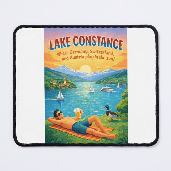 Item preview, Lake Constance Germany Switzerland Austria Alps Lindau Konstanz Bregenz Friedrichshafen designed and sold by Aryabek.