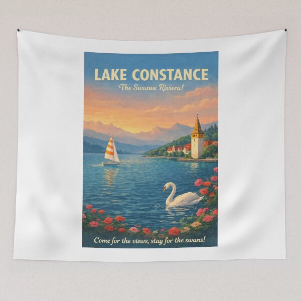 Item preview, Lake Constance Germany Switzerland Austria Alps Lindau Konstanz Bregenz Friedrichshafen designed and sold by Aryabek.