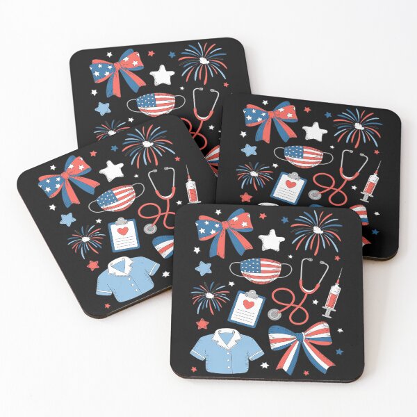 Item preview, Coquette Bow 4th July Nurse ICU Nurse CRNA Surgical Medical designed and sold by fferomananul.