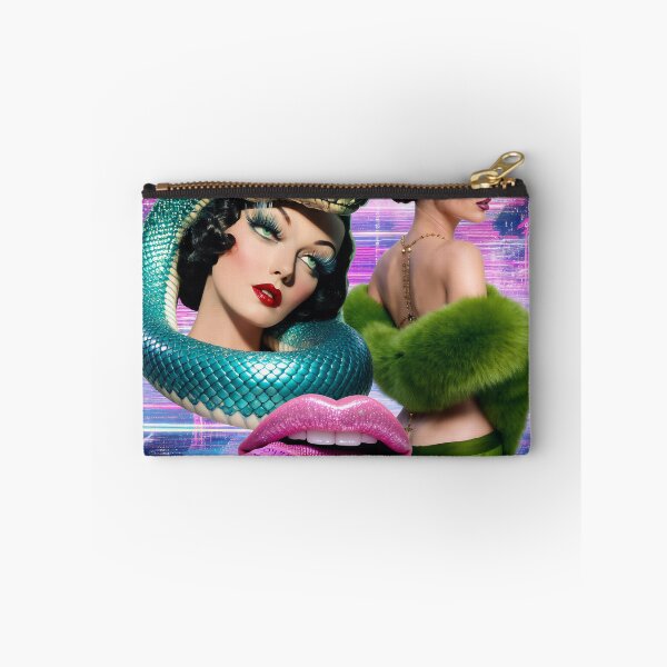 Item preview, Alexa Demie - Cyber Glamour & Neon Snakes Surrealism designed and sold by y2kponyclub.