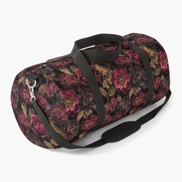 Item preview, Dark Moody Burgundy Floral Botanical Pattern designed and sold by Prismatect.