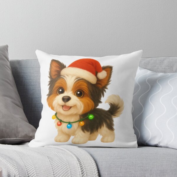 Item preview, Christmas Biewer Terrier Dog designed and sold by Sillytoe.