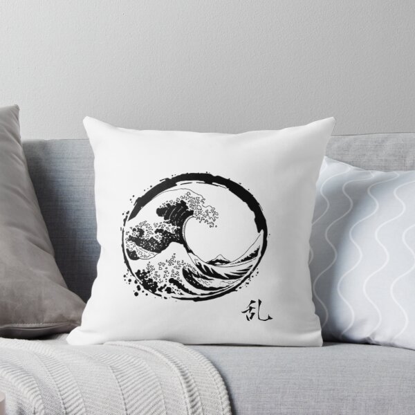 Item preview, RAN - Chaos Wave Japanese Ink Art designed and sold by WaInkArt.