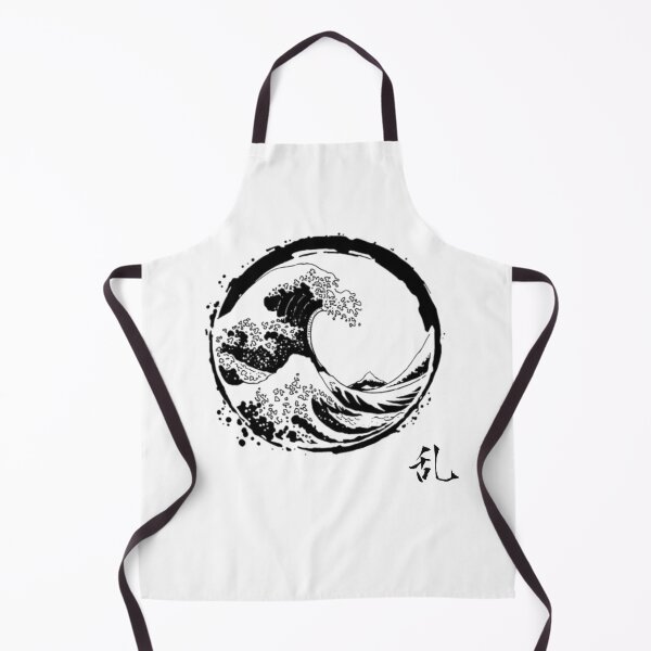 Item preview, RAN - Chaos Wave Japanese Ink Art designed and sold by WaInkArt.