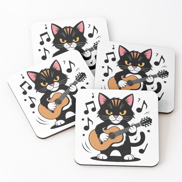 Item preview, Black Cat Rock Music designed and sold by QuiteOrbit.