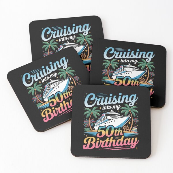 Item preview, Cruising Into My 50th Birthday Family Cruise 50 Birthday designed and sold by fferomananul.