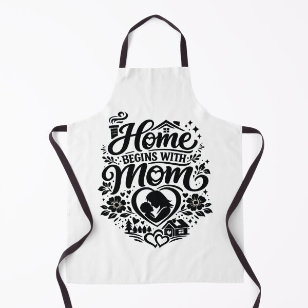 Item preview, Home Begins With Mom – Heartwarming Motherhood Quote | Mother’s Day Gift Design designed and sold by Teetreasure2.