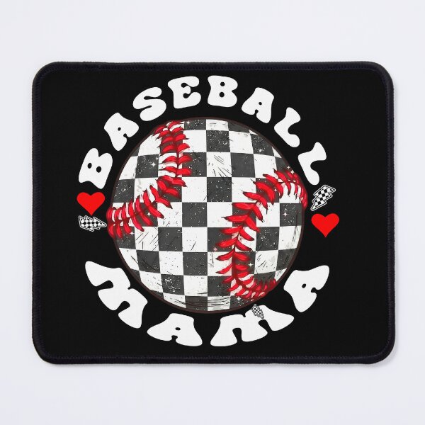 Artikelvorschau, Kariertes Baseball Mama Retro-Design entworfen und verkauft von KIROSALS.