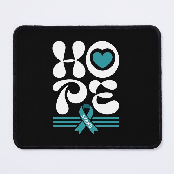 Item preview, HOPE Teal Ribbon Gynecological Cancer Awareness designed and sold by fferomananul.