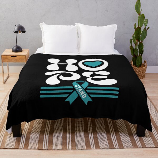 Item preview, HOPE Teal Ribbon Gynecological Cancer Awareness designed and sold by fferomananul.