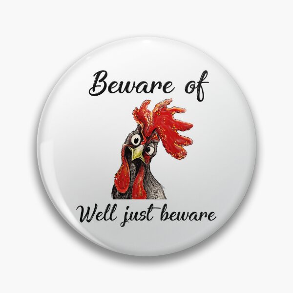 Item preview, The "Cluck-fused" Chicken: Funny Staring Rooster designed and sold by Teliaferro’s Studio.