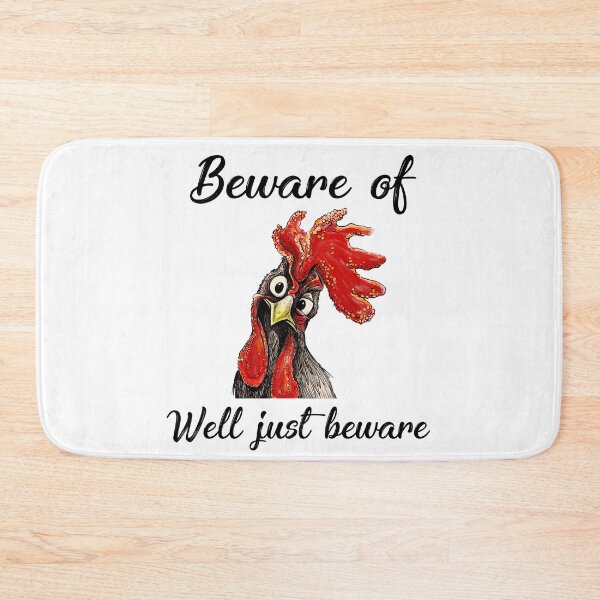 Item preview, The "Cluck-fused" Chicken: Funny Staring Rooster designed and sold by Teliaferro’s Studio.