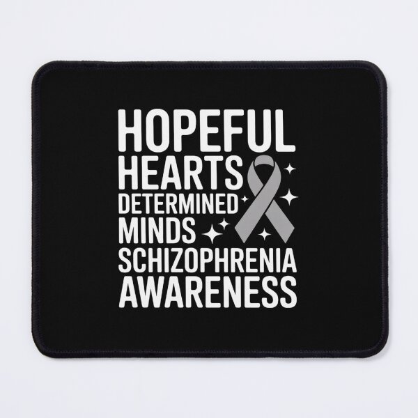 Item preview, Hopeful Hearts Determined Minds Schizophrenia Awareness designed and sold by fferomananul.