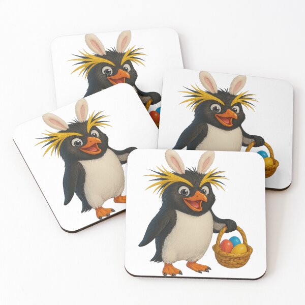 Item preview, Easter Northern Rockhopper Penguin designed and sold by Sillytoe.