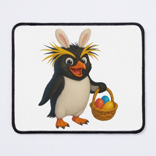 Item preview, Easter Northern Rockhopper Penguin designed and sold by Sillytoe.