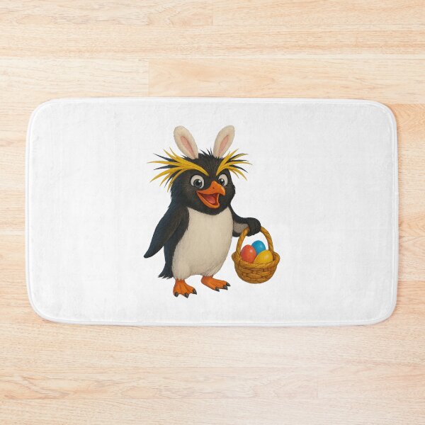 Item preview, Easter Northern Rockhopper Penguin designed and sold by Sillytoe.