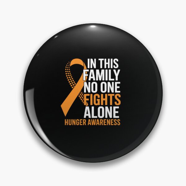 Item preview, Hunger Awareness Orange Ribbon Family Fighter Hopeareness designed and sold by fferomananul.
