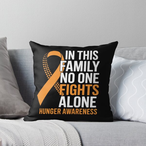 Item preview, Hunger Awareness Orange Ribbon Family Fighter Hopeareness designed and sold by fferomananul.