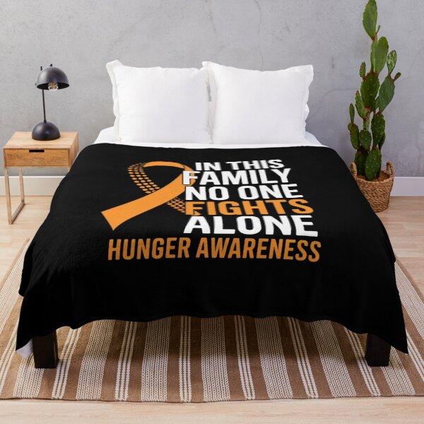 Item preview, Hunger Awareness Orange Ribbon Family Fighter Hopeareness designed and sold by fferomananul.