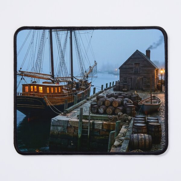Item preview, A Foggy Morning in Port designed and sold by vernonplatt.