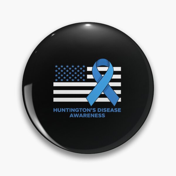 Item preview, Huntington's Disease Awareness US Flag designed and sold by fferomananul.