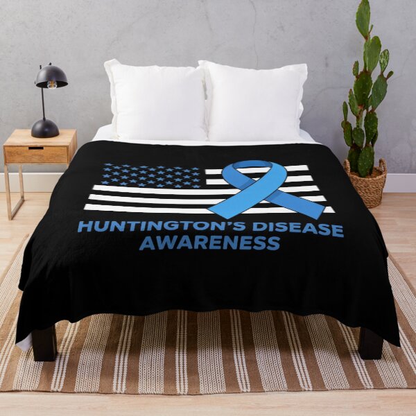 Item preview, Huntington's Disease Awareness US Flag designed and sold by fferomananul.